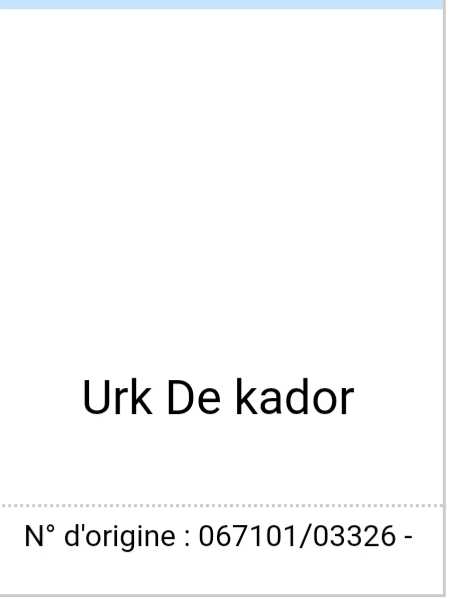 TR. URK de kador